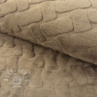 Umělá kožešina Abstract sand