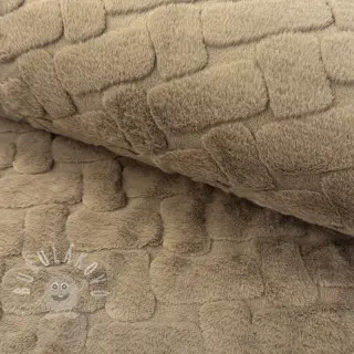 Umělá kožešina Abstract sand