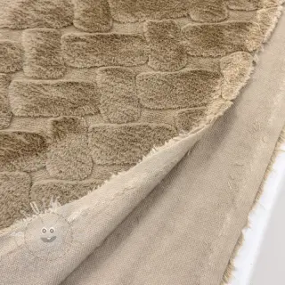 Umělá kožešina Abstract sand