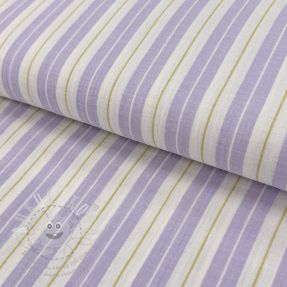 Dvojitá gázovina/mušelín YARN DYED Line purple