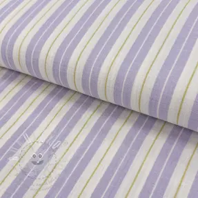 Dvojitá gázovina/mušelín YARN DYED Line purple