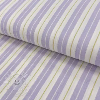 Dvojitá gázovina/mušelín YARN DYED Line purple
