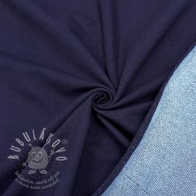 Teplákovina DENIM indigo blue
