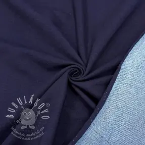 Teplákovina DENIM indigo blue