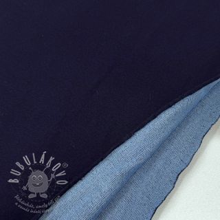 Teplákovina DENIM indigo blue