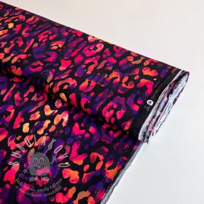 Viskóza RADIANCE Animal skin black digital print