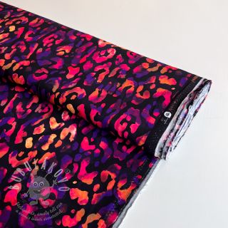 Viskóza RADIANCE Animal skin black digital print