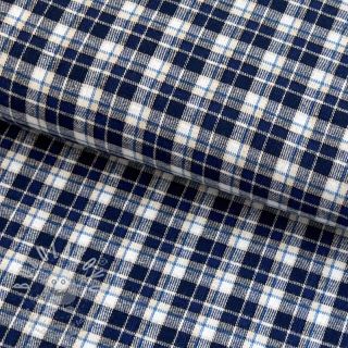 Bavlněná látka YARN DYED CHECK BRUSHED Silva design B