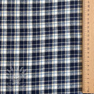 Bavlněná látka YARN DYED CHECK BRUSHED Silva design B