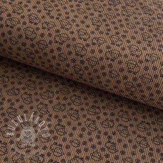 Manšestr STRETCH Little sheep taupe