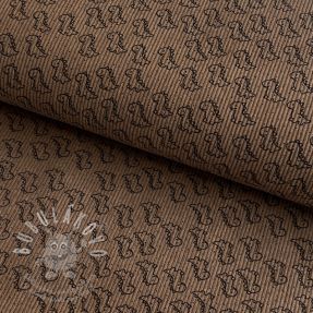 Manšestr STRETCH Little dino taupe