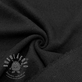 Kabátovina PRATO wool black in black