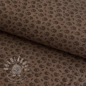 Manšestr STRETCH Little hedgehog taupe