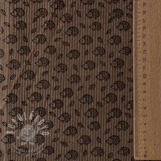 Manšestr STRETCH Little hedgehog taupe