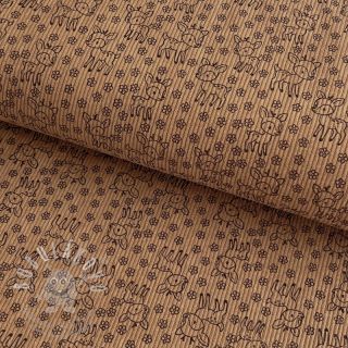 Manšestr STRETCH Little deer sand