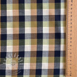 Bavlněná látka YARN DYED Square pickle