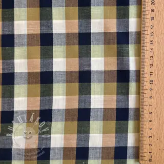 Bavlněná látka YARN DYED Square pickle