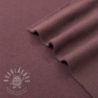 Teplákovina počesaná JOGGING aubergine