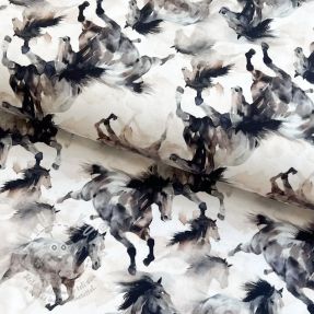 Úplet Majestic horses design C digital print