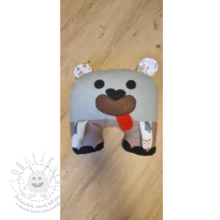 Bavlněný popelín sage