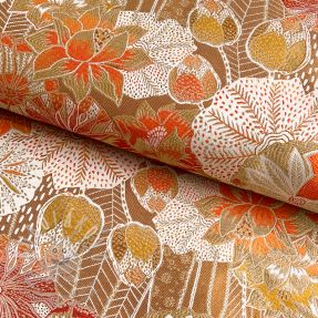 Dekorační látka jacquard Opium allover peanut