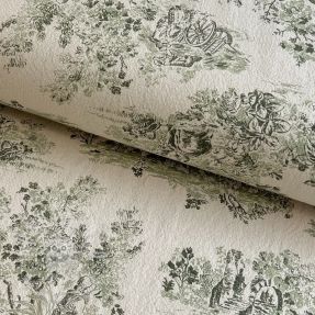 Dekorační látka RUSTIC VINTAGE PRINT Gabrielle kaki