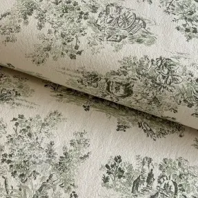 Dekorační látka RUSTIC VINTAGE PRINT Gabrielle kaki