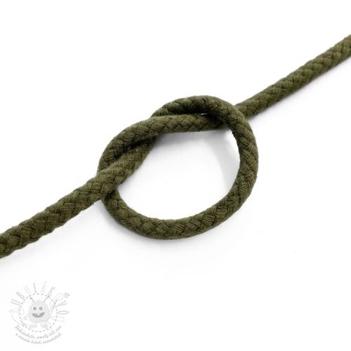 Levně Bavlněná šňůra 5 mm camo green