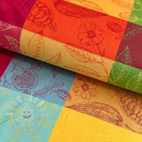 Dekorační látka FRENCH TABLE CLOTH JACQUARD Cabosse allover summer