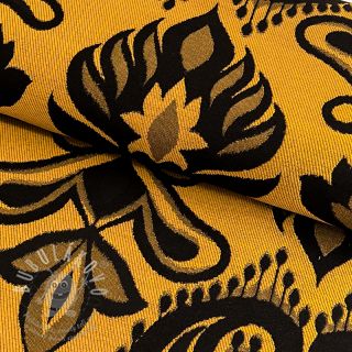 Dekorační látka jacquard Baccara gold