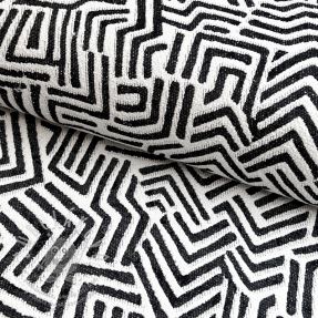 Dekorační látka jacquard Mesopotamie allover graphite