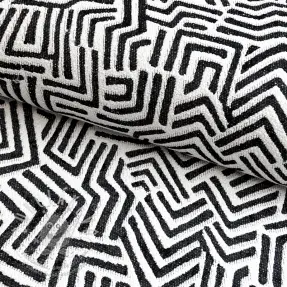 Dekorační látka jacquard Mesopotamie allover graphite