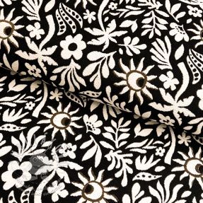 Dekorační látka jacquard Sunlight noir