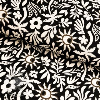 Dekorační látka jacquard Sunlight noir