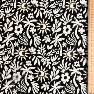 Dekorační látka jacquard Sunlight noir