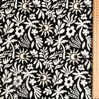 Dekorační látka jacquard Sunlight noir