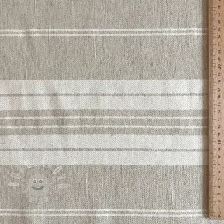 Dekorační látka jacquard LINEN LOOK Granville lin