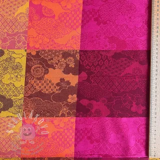 Dekorační látka FRENCH TABLE CLOTH JACQUARD Niwa allover harissa
