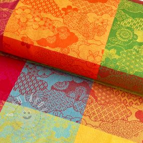 Dekorační látka FRENCH TABLE CLOTH JACQUARD Niwa allover summer