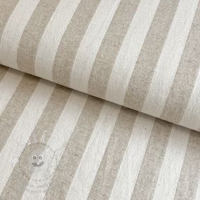 Dekorační látka jacquard LINEN LOOK Cabourg lin