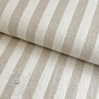 Dekorační látka jacquard LINEN LOOK Cabourg lin