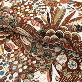 Dekorační látka jacquard Cleopatre rouge