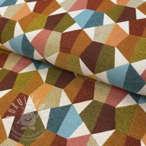 Dekorační látka jacquard Mustang multi