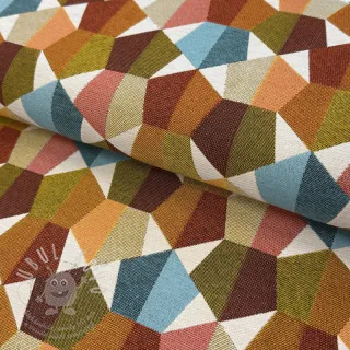 Dekorační látka jacquard Mustang multi