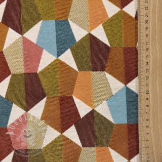 Dekorační látka jacquard Mustang multi