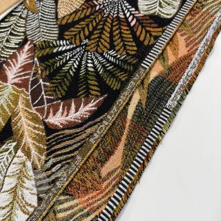 Dekorační látka jacquard Egypte noir