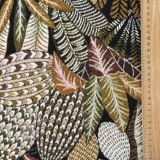 Dekorační látka jacquard Egypte noir
