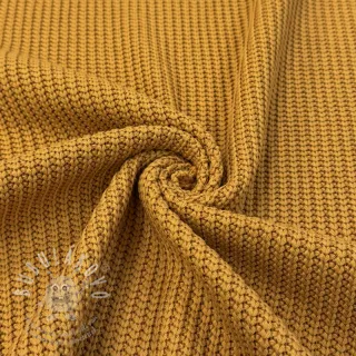 Svetrovina BIG KNIT mustard