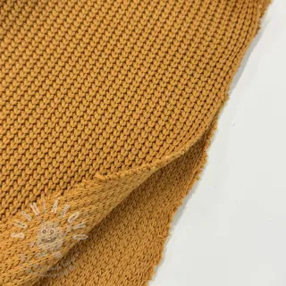 Svetrovina BIG KNIT mustard