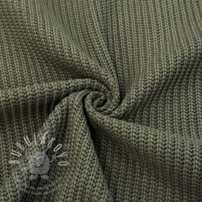Svetrovina BIG KNIT camo green